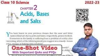 Acids, Bases and Salts: Class 10 Science Chapter 2 [Full Chapter]