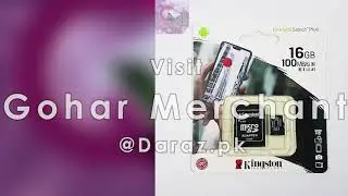 16GB Kingston MicroSD Card CANVAS Select Plus Class 10 with Adapter on Daraz.pk by Gohar Merchant