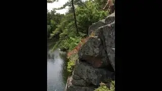 Hole in the wall. Point au baril ontario