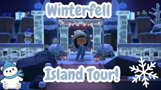 Winter Themed Island | ACNH Dream Address Tour