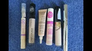 Бюджетные КОНСИЛЕРЫ. ФАФОРИТЫ и Лузеры (catrice, bourjois, art-visage...)