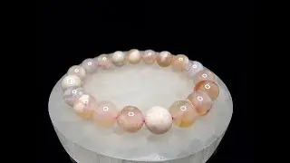Gelang Batu Sakura Phantom Quartz Charming Stone 3A 11mm 892