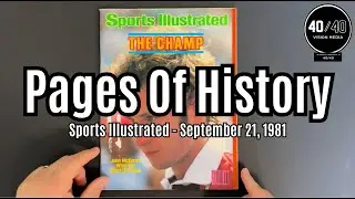 Pages of History: Sports Illustrated - September 21, 1981 | John McEnroe and the US Open