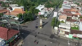 FREE RAW FOOTAGE  Patung Pendekar Kota Madiun Part 6 , DRONE KOTA MADIUN  SHOOT USE MAVIC 2 ZOOM 4K