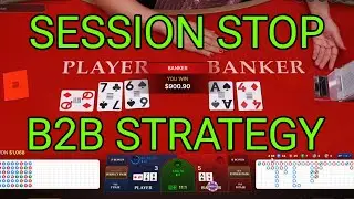 Baccarat Session STOPPED | $2,000 to $900 | Pure Gambling | No Voice Over | B2B Strategy