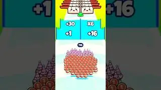 Satisfying food run funny gameplay 43 Max level 🥥😂 #shorts #foodrun #satisfyinggame #gameplay