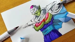 How to Draw Piccolo (Dragon Ball) Step-by-Step