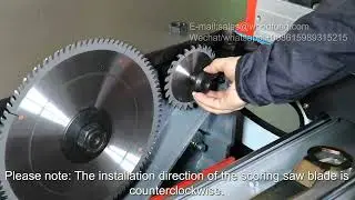 How to Install MJ6132 Sliding Table Panel Saw | Woodworking Machine Setup