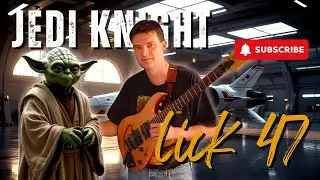 Jedi Knight Legato Lick 47 - Fusion Shred Guitar | Derryl Gabel