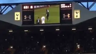 Oh ledley ledley he scores every penalty he's better than soldado
