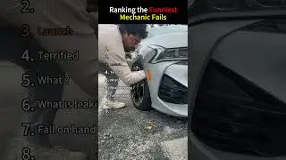 Ranking the Funniest Mechanic Fails #asmr #snow #funny #odlysatisfying #ice #satisfying #fyp