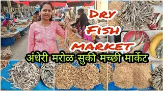 मरोळ  अंधेरी सुकी मच्छी मार्केट #Marol Andheri dry Fish Market