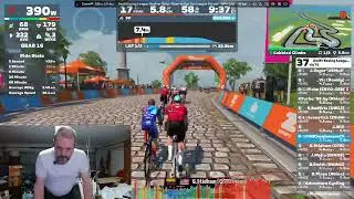 Zwift Racing League: Redline Rally - Cobbled Climbs - (C) - Open Indigo Dev League - ZSUNinhibited