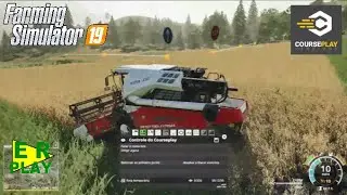Colhendo Com o  CoursePlay - Farming Simulator 19 #9