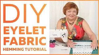 Сложная работа с люверсами. Обработка краев и шва. Весь процесс. Крупные планы.