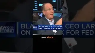 Blackrock CEO Larry Fink discusses geopolitical tensions and less reliance on China.