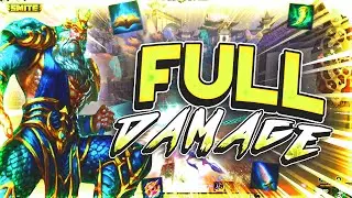Smite: FULL DAMAGE Poseidon Build (ONE SHOT ULT!)