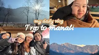 Day 1 in Manali 🏔️,trekking, friends,foods & lots of fun 💃🍛 #manalitrip #dailyvideo 