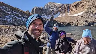 Arapaho Pass, Lake Dorothy and Quarter to Five Sub-Peak
