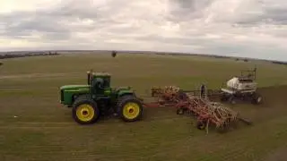 wulyaling farms seeding from a drone