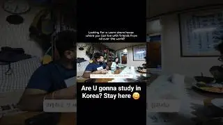 Learn Korean in Seoul? Stay here! U can eat korean home made meal everyday #studyinkorea #koreanfood