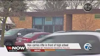 Man carrying rifle prompts scare at Lamphere High School in Madison Heights
