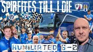 Absolute MELTDOWN! Chesterfield FC Humiliated 6-2 by Colchester 😱 | Worst Away Day Ever?