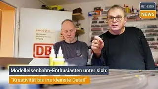 Modelleisenbahn-Enthusiasten unter sich: 