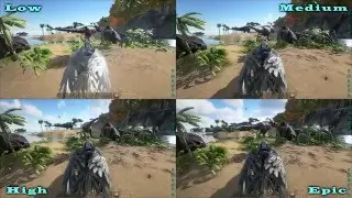 ARK survival evolved: Winter Graphic Comparison(v.227-228)