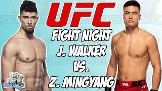 Walker vs Zhang Predictions | UFC Fight Night 257 Chicago | UFC Bet With Me