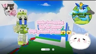 Main beautiful Earth tower tapi gaboleh jatuh😱😱 #fypシ #fyp #like #roblox 