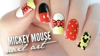 Disney Mickey Mouse Nail Art