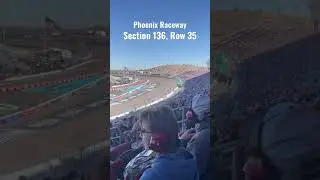 Phoenix Raceway viewing perspectives: Section 136, Row 35 #Shorts
