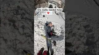 Biggest snow storm NJ has seen in over 10 years left her stuck and scared, thankful i could help❤️