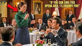 &ldquo;If You Can Sing This Opera Aria, I&rsquo;ll Marry You!&rdquo; &mdash; Mafia Boss Smirked, Waitress Stunned Everyone