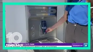 Florida State Parks install water bottle refilling stations