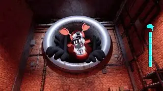 NIGHTMARE FOXY BOSS over DJ Music Man - Five Nights at Freddy's: Security Breach