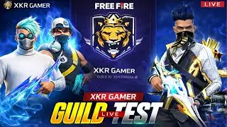 Free Fire Custom LIVE 🔴 | Guild Test 1vs2 | XKR Gamer