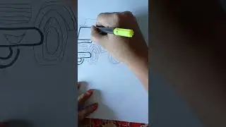 How to draw easy Cocrete Mixer Truck / easy drawing for kids