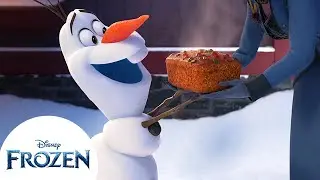 Olaf Saves the Fruitcake! | Frozen