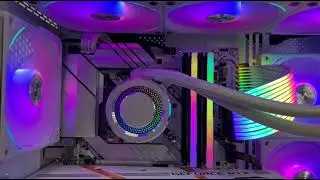 LIAN LI DYNAMIC O11 MINI FULL WHITE GAMING RIG BUILD