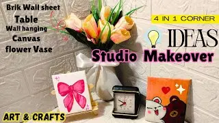 DIY Crafts Studio On Budget😱| Aesthetic Diy Corner set-up Budget Free ideas💡|