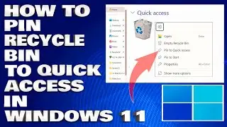 How To Pin Recycle Bin To Quick access in Windows 11/10 [Solution]