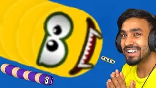 Worms zone.io Snake game Saamp Wali oggy game in Hindi voice 🤣 #974