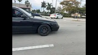 4 Piston C8 Corvette Brembo swap on Ford Crown Victoria Police interceptor.
