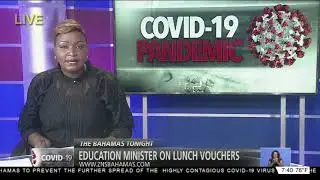 EDUCATION MINISTER ON LUNCH VOUCHERS
