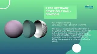 URETHANE COVER GOLF BALL- OEM/ODM | Kerichem Materials Science Ltd. Co | Taiwantrade