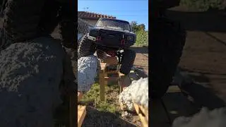 Rock Crawling Bridge, DIY #backyarddecor #rc #rockcrawler #traxxasrc