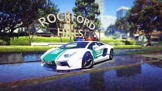 GTA 5 Lamborghini Dubai Cop Car on Alienware 14