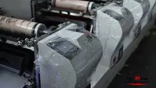 DABA 10 colors horizontal flexo printing machine with delam relam for multi page printing to India